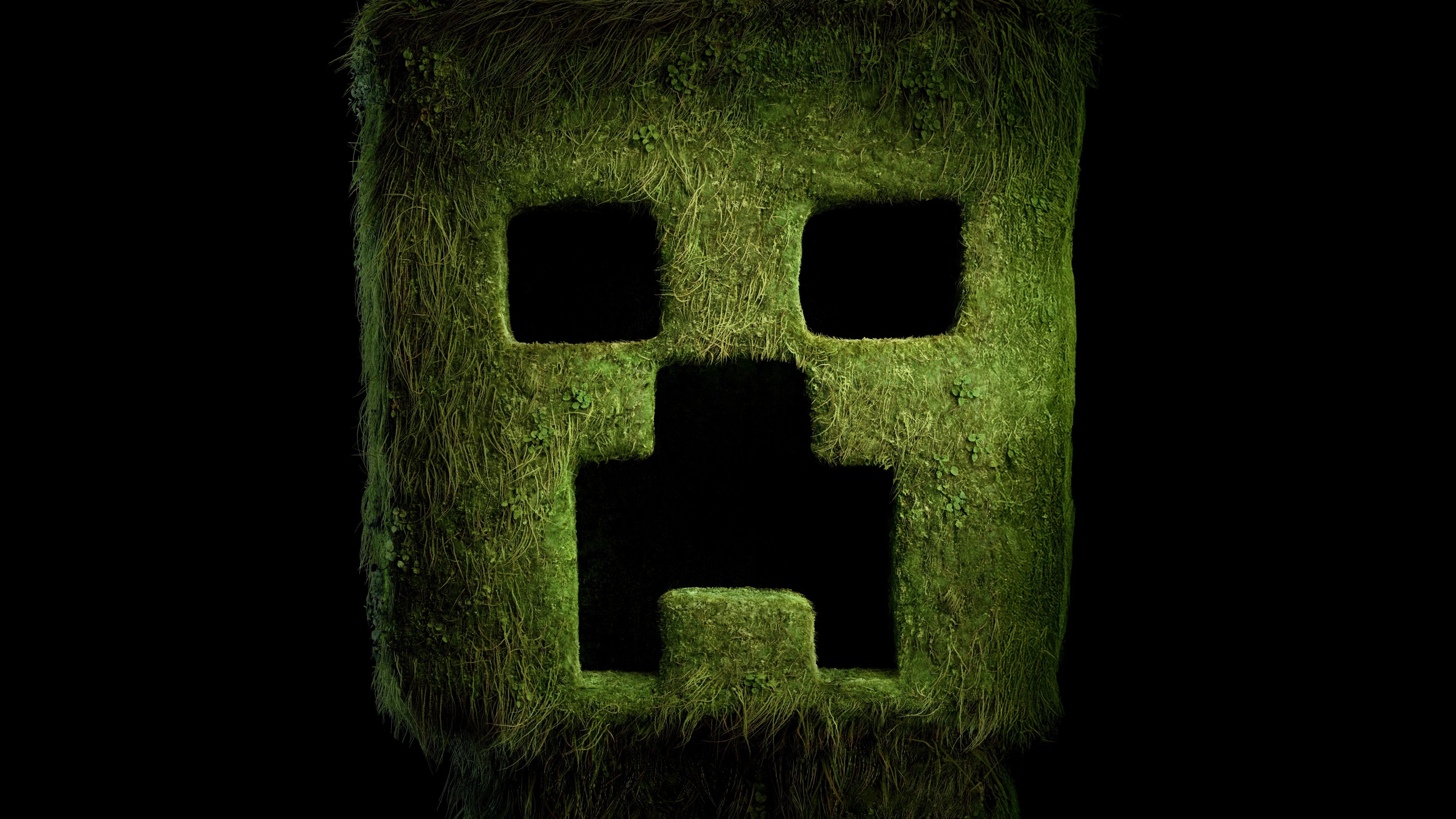 A Minecraft Movie Creeper ultra HD 4K wallpaper