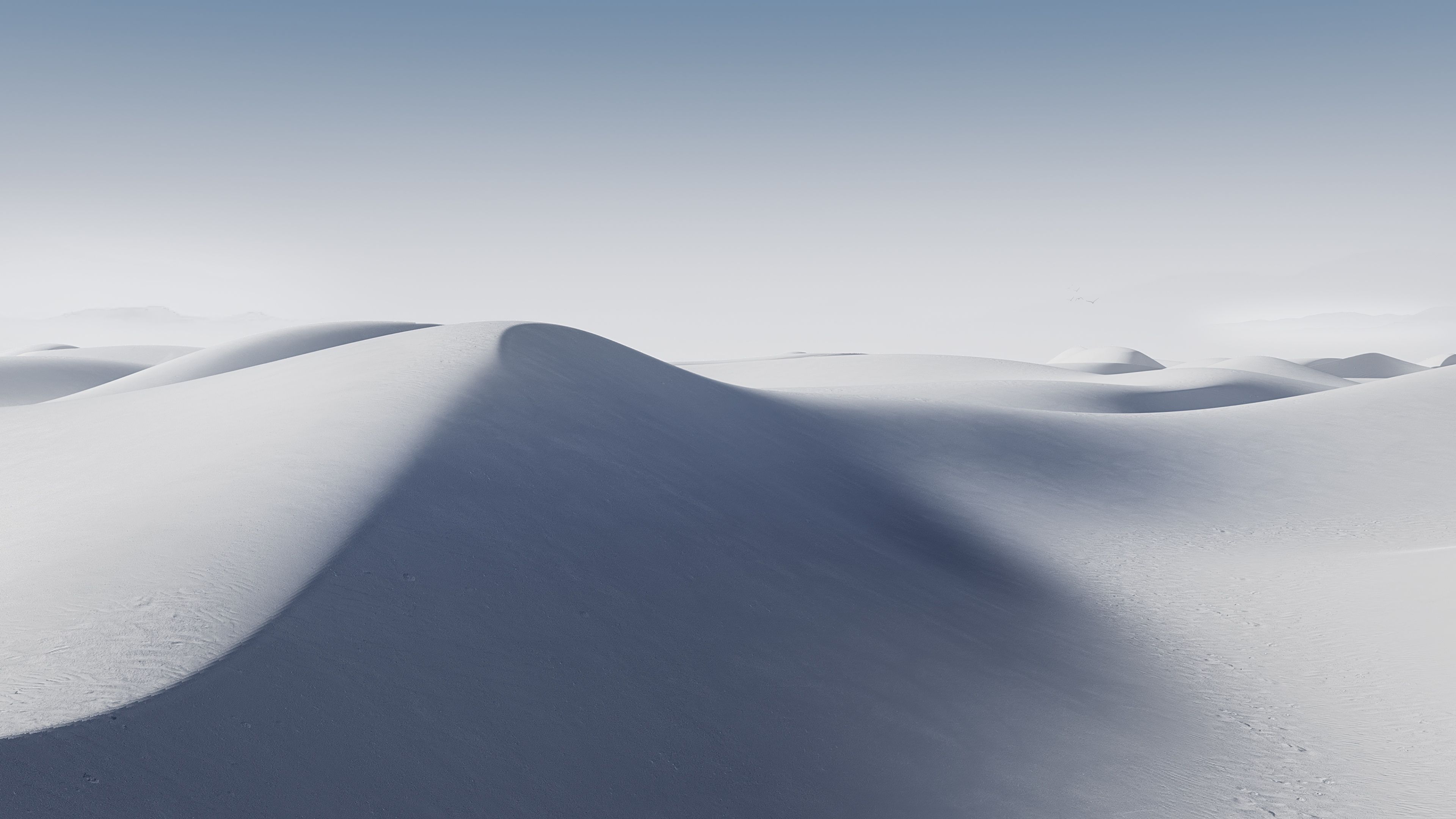 Sand Dunes White aesthetic ultra HD 4K wallpaper