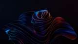 4K UHD abstract 3D bloom render wallpaper with a dark Windows-inspired look, high-resolution desktop background.