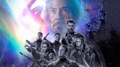 4K UHD Avengers Endgame movie poster wallpaper, Marvel cinematic desktop background.
