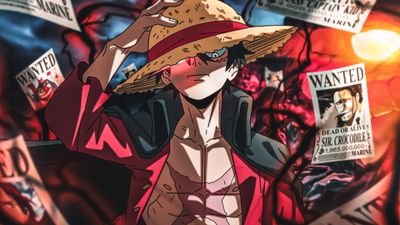 Monkey D Luffy One Piece Straw Hat illustration 4K wallpaper