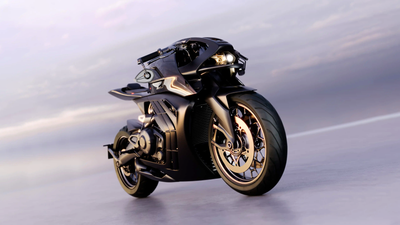 4K UHD Aston Martin AMB 002 luxury superbike wallpaper, high-resolution automotive desktop background.