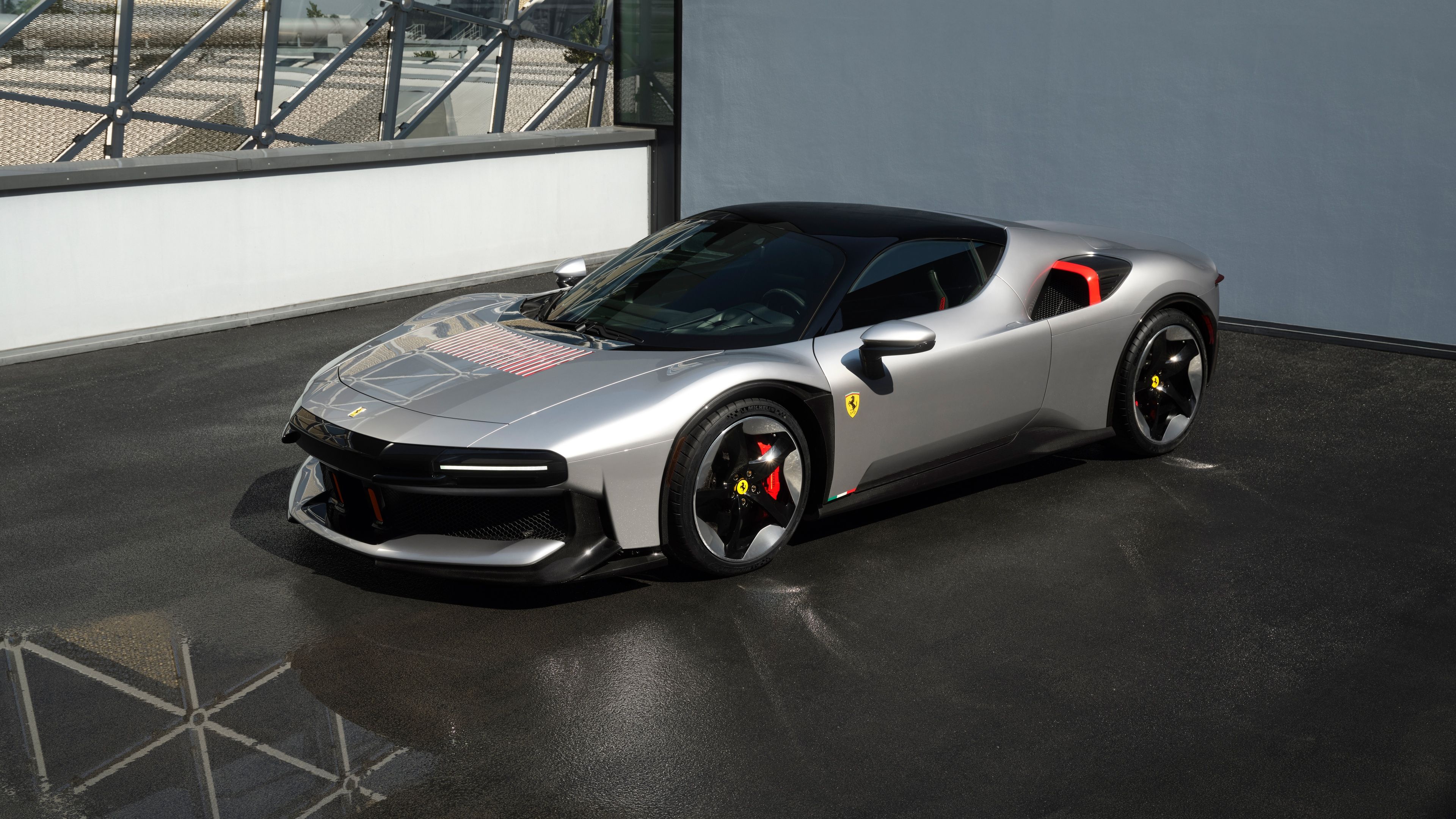 Ferrari CZ26 concept supercar Italian sports car 4K wallpaper