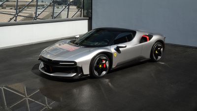 Ferrari CZ26 concept supercar Italian sports car 4K wallpaper