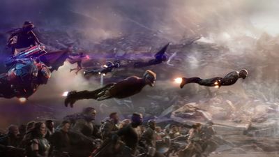 Avengers Endgame Marvel epic movie key art 4K wallpaper
