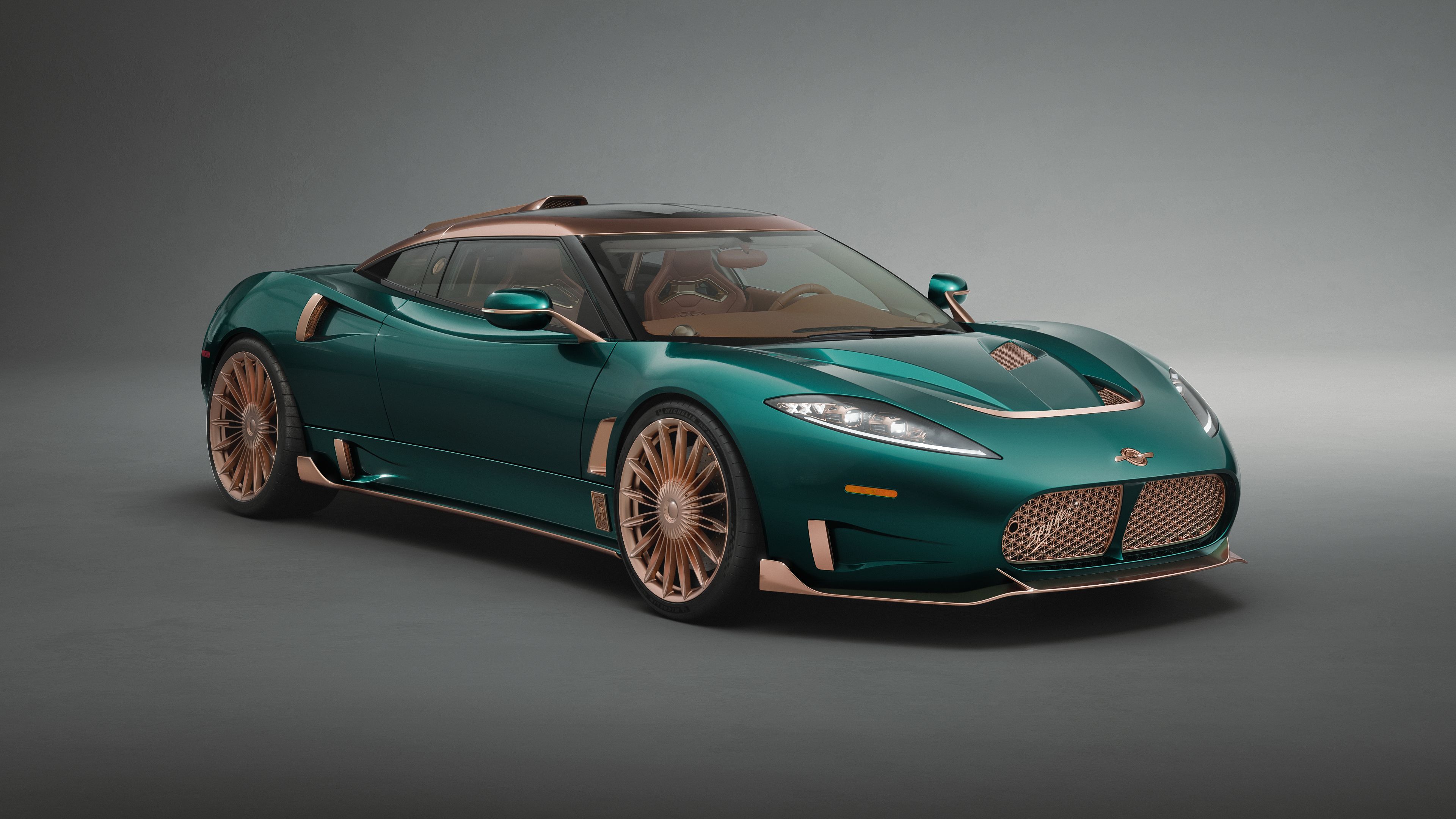 Spyker C8 Preliator XXV Coupe luxury supercar 4K wallpaper