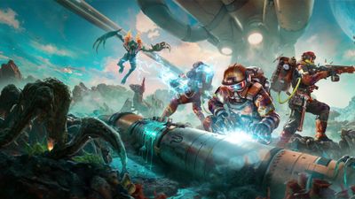 Exterminauts game key art science fiction 4K wallpaper