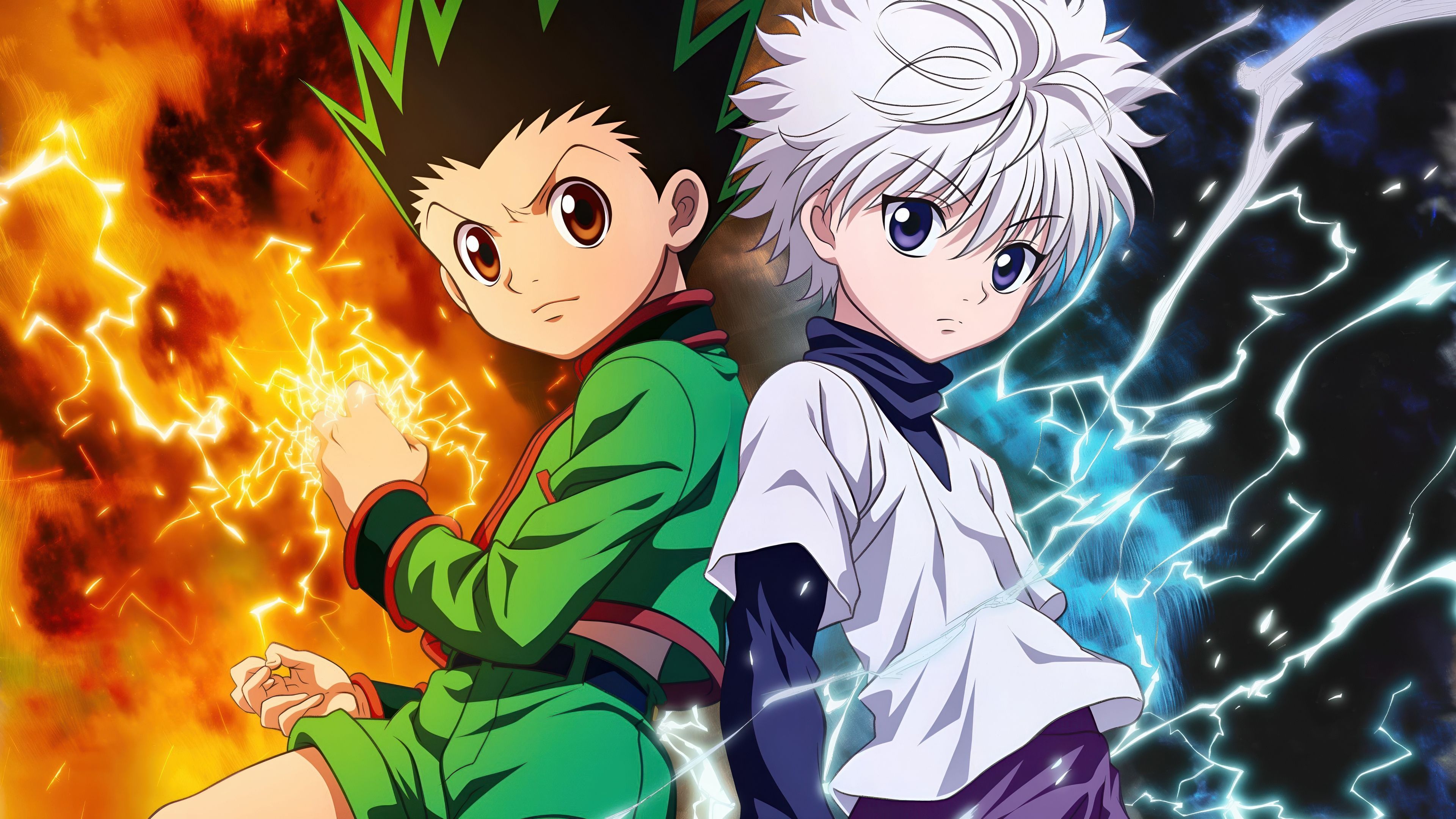 Hunter x Hunter Gon Freecss friendship anime 4K wallpaper