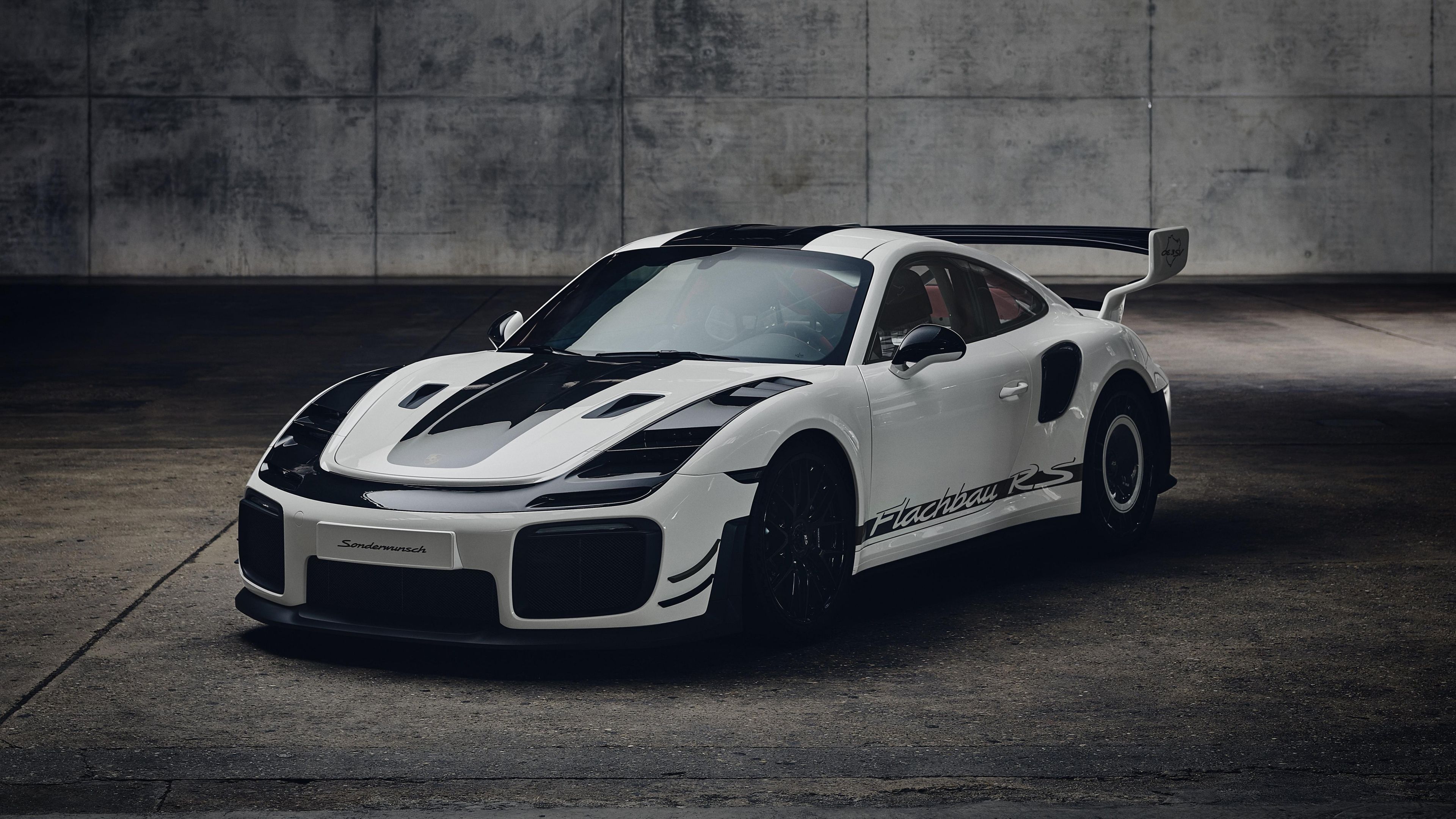 Porsche Flachbau RS 911 GT2 one-off sports car 4K wallpaper
