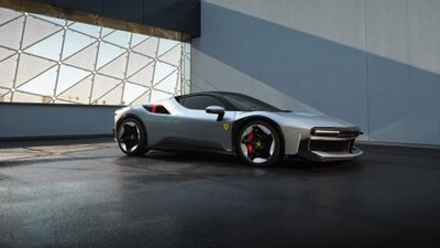 Ferrari CZ26 2026 concept supercar 4K wallpaper