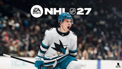 Macklin Celebrini NHL 27 hockey key art 4K wallpaper