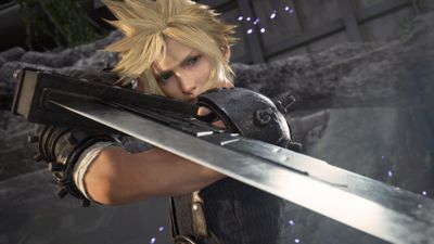 Cloud Strife Buster Sword ultra HD 4K wallpaper