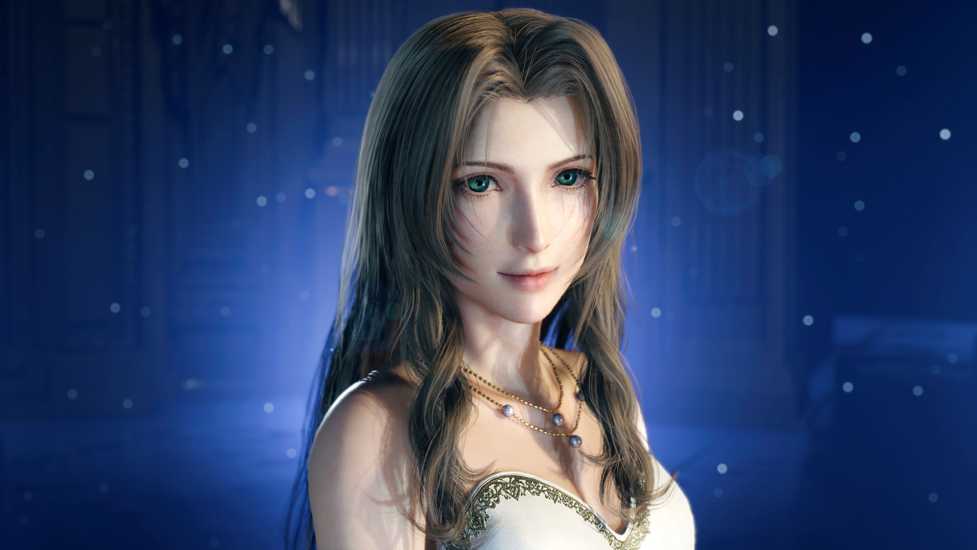 Aerith Final Fantasy VII Rebirth ultra HD 4K wallpaper