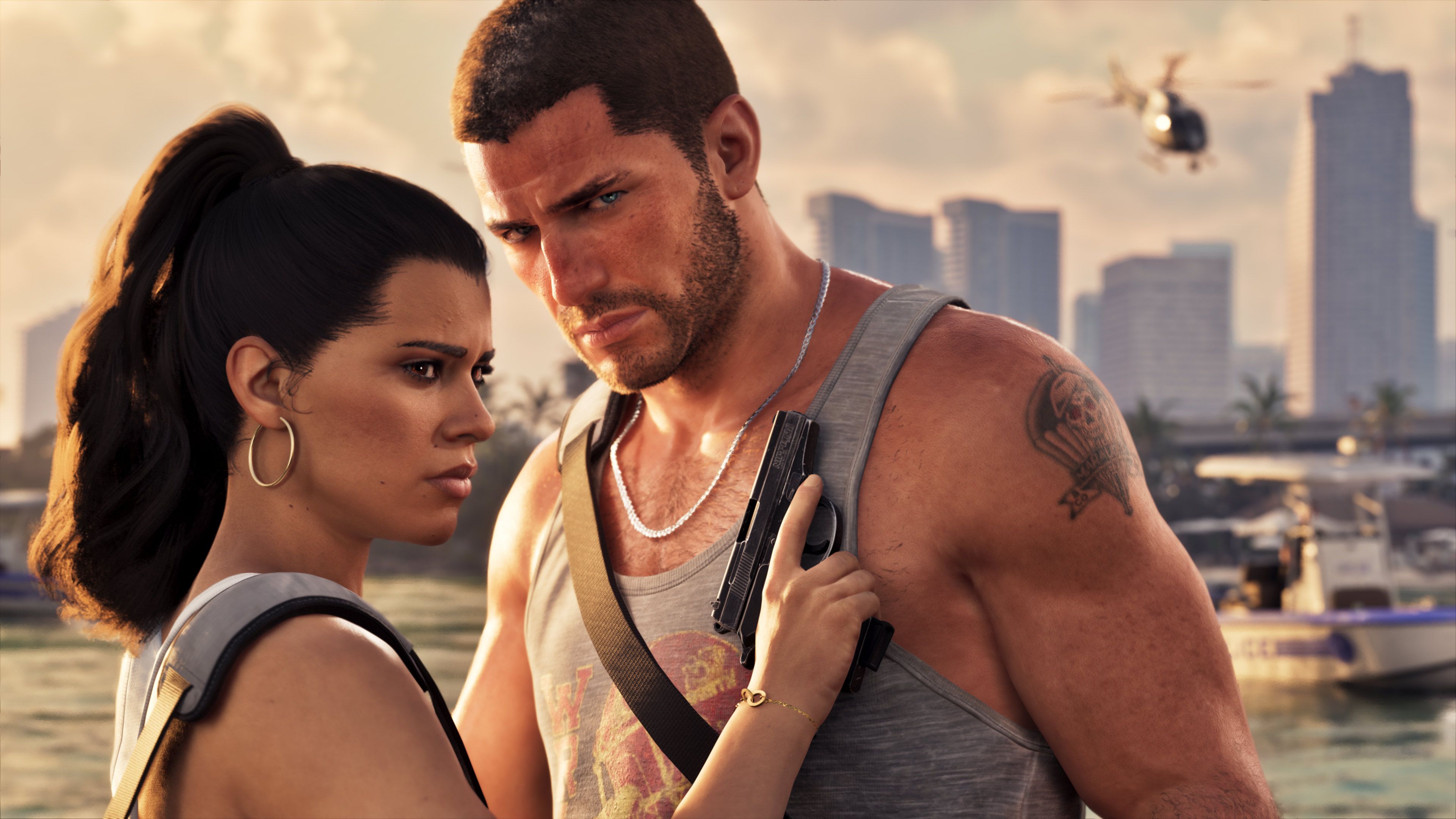Grand Theft Auto VI Couple ultra HD 4K wallpaper