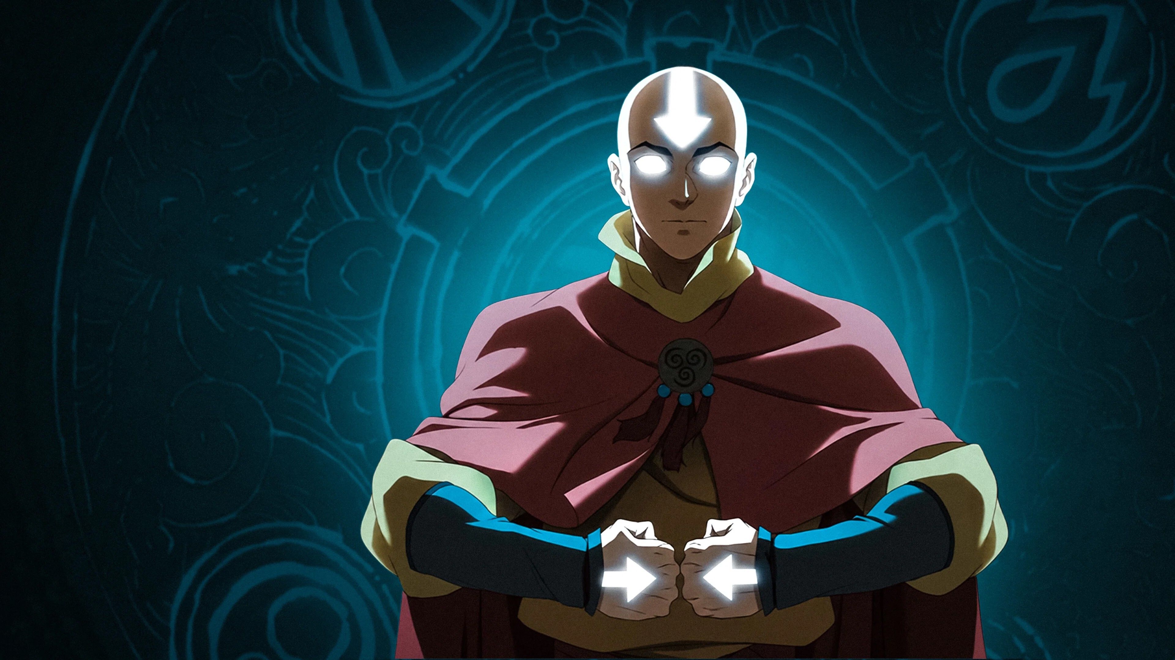 Avatar Aang: The Last Airbender Key Art ultra HD 4K wallpaper