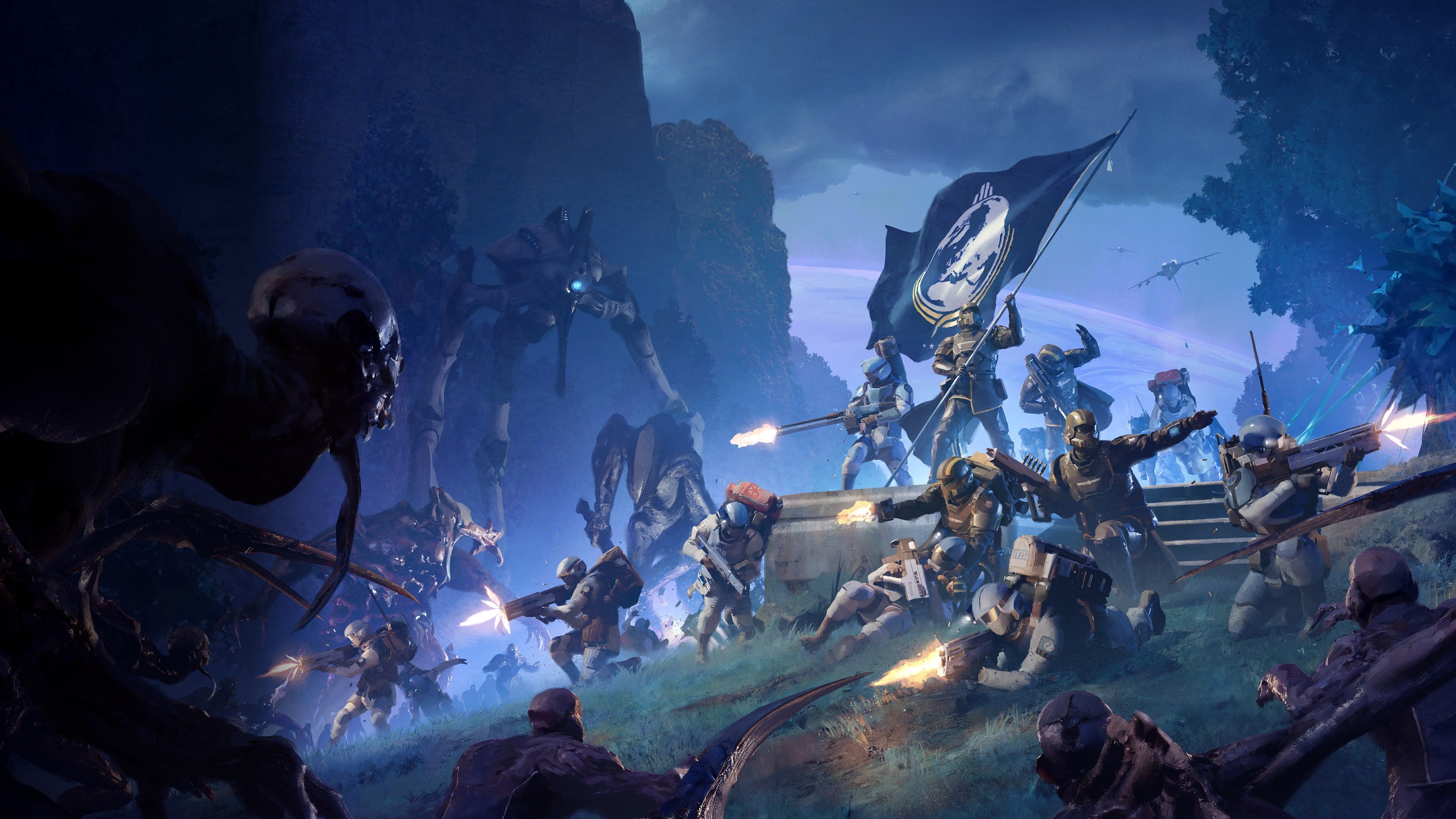 Helldivers 2 ultra HD 4K wallpaper