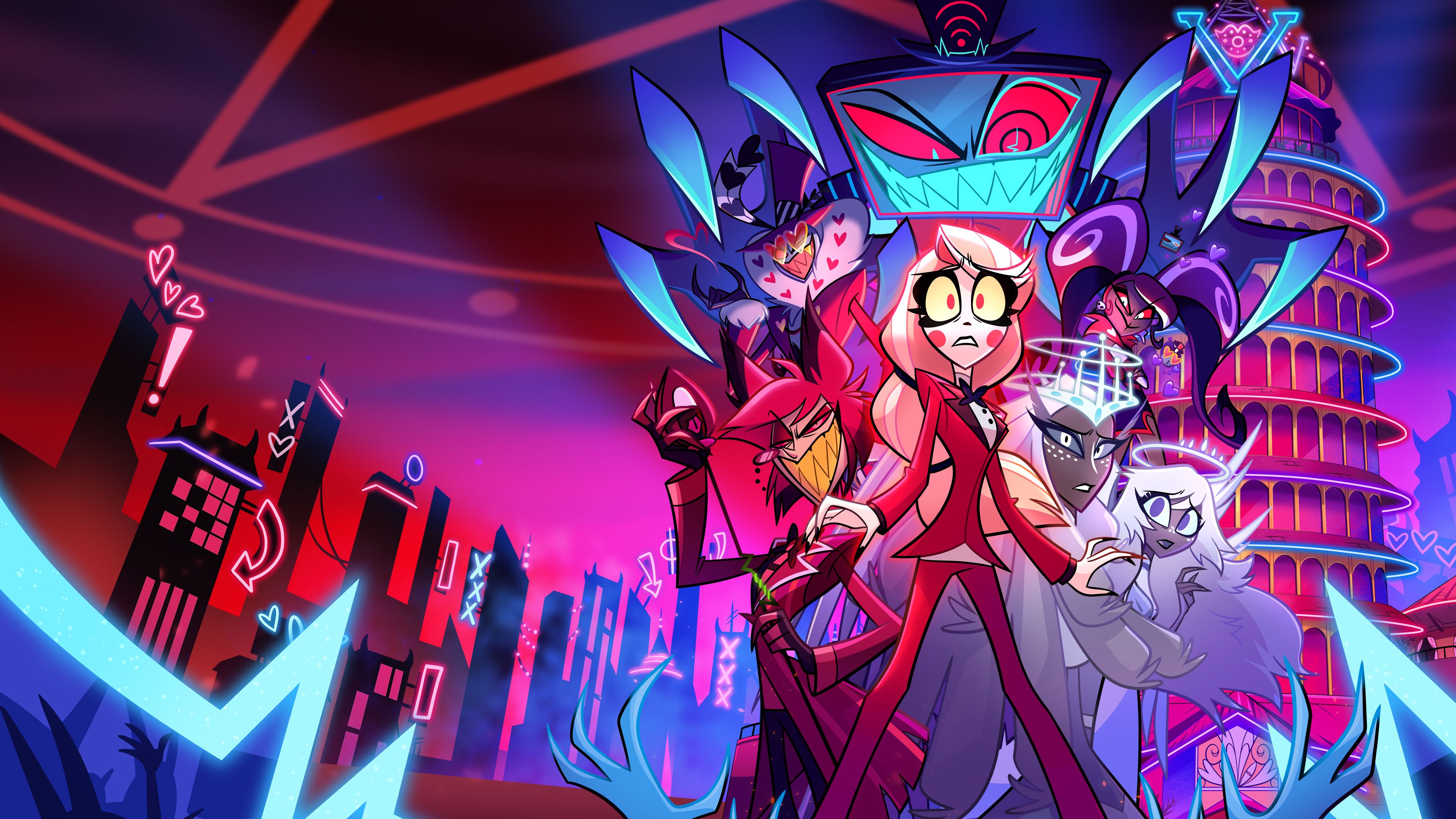 Hazbin Hotel ultra HD 4K wallpaper