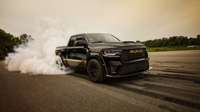 Ram 1500 Rumble Bee SRT ultra HD 4K wallpaper