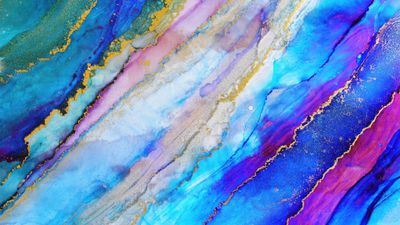 Alcohol ink painting ultra HD 4K wallpaper