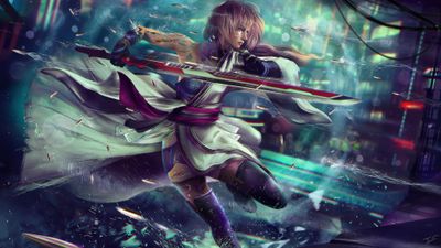 Lightning (Final Fantasy XXIII) ultra HD 4K wallpaper