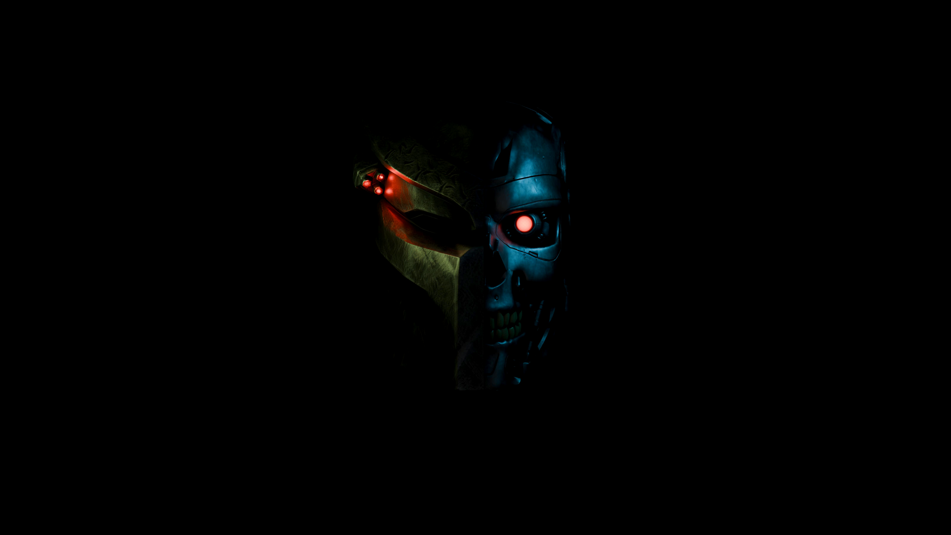 T-800 Endoskeleton Skull ultra HD 4K wallpaper