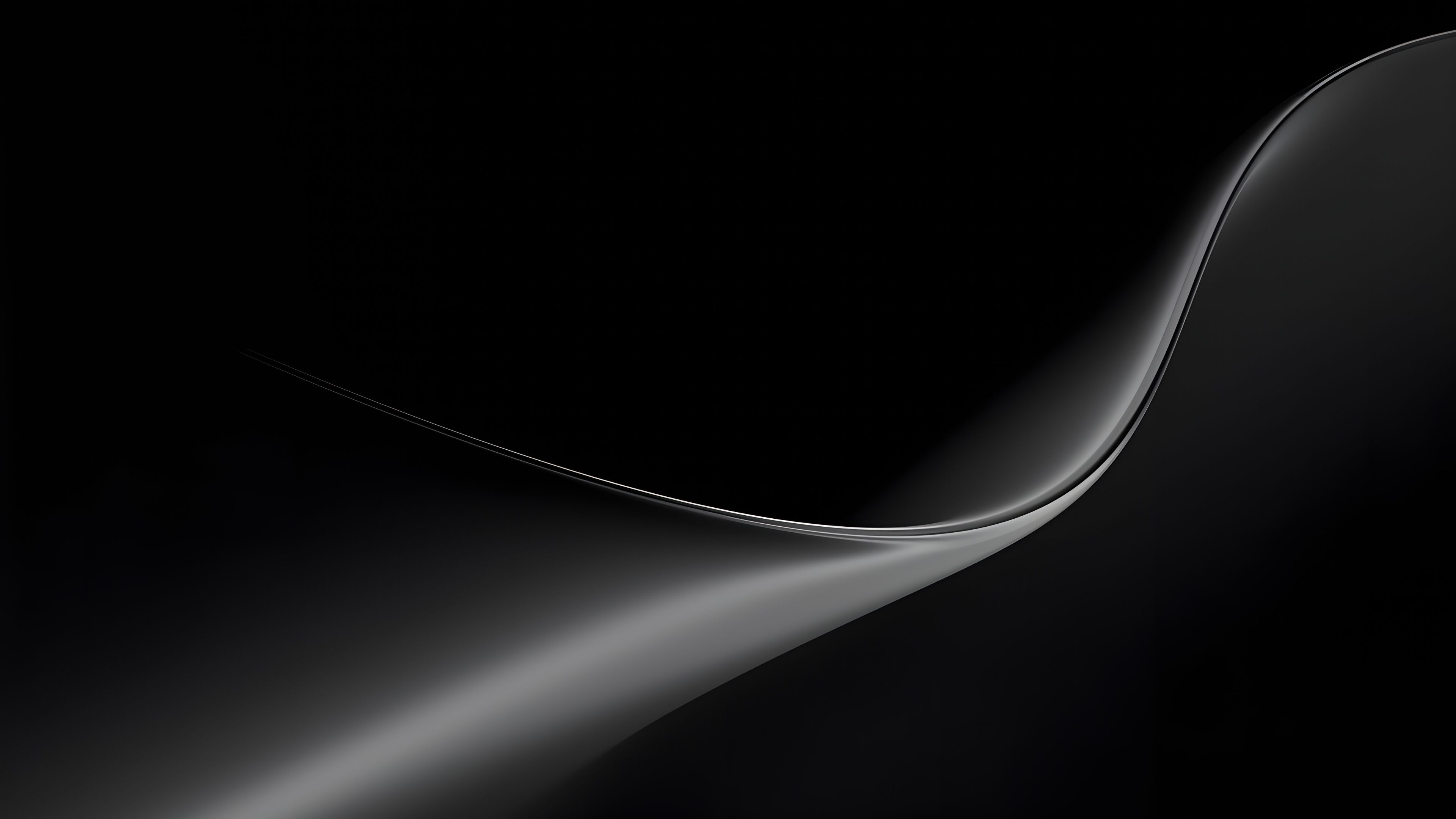 Metallic Abstract Waves ultra HD 4K wallpaper