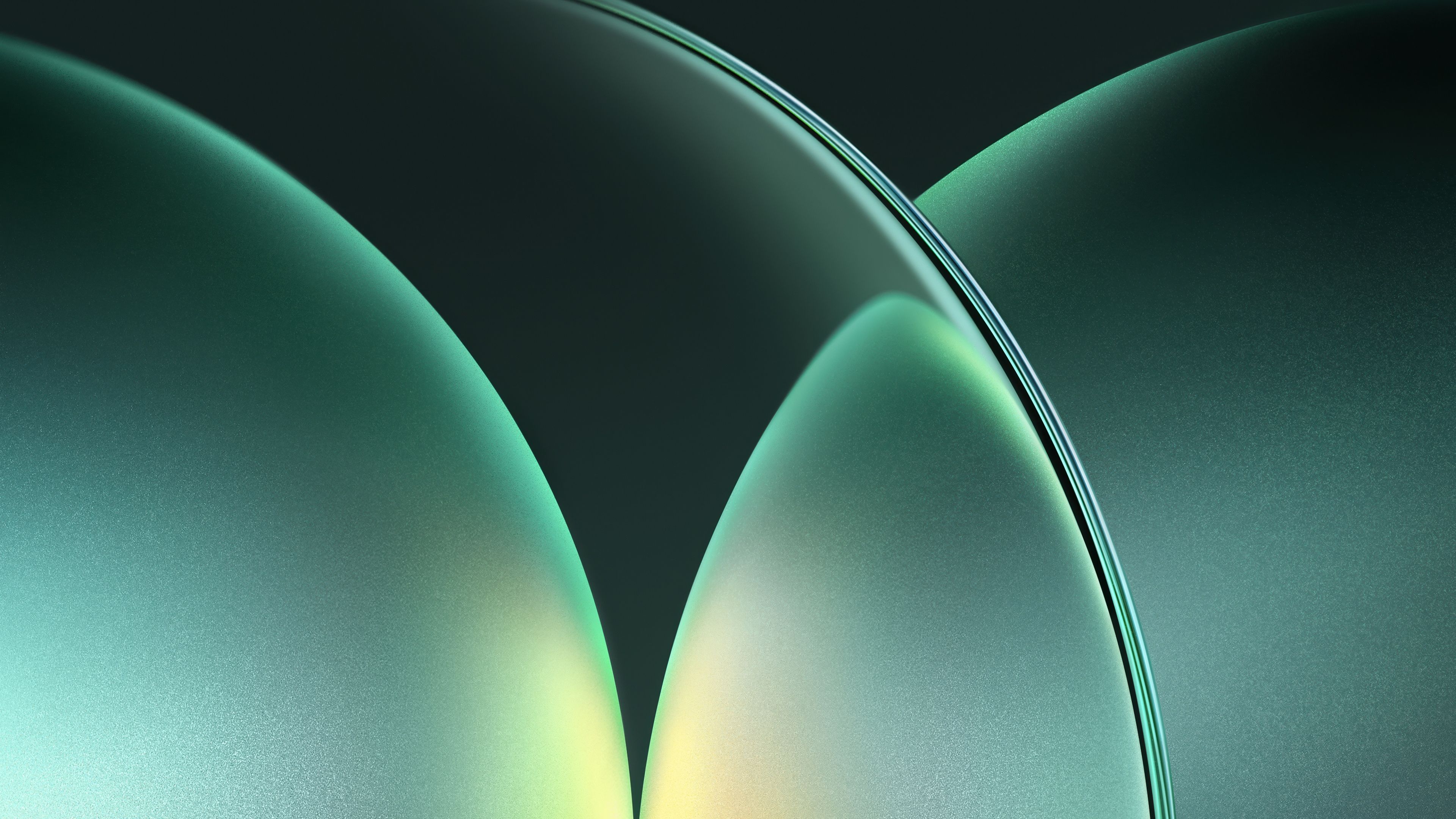 Sage green abstract Dark theme ultra HD 4K wallpaper