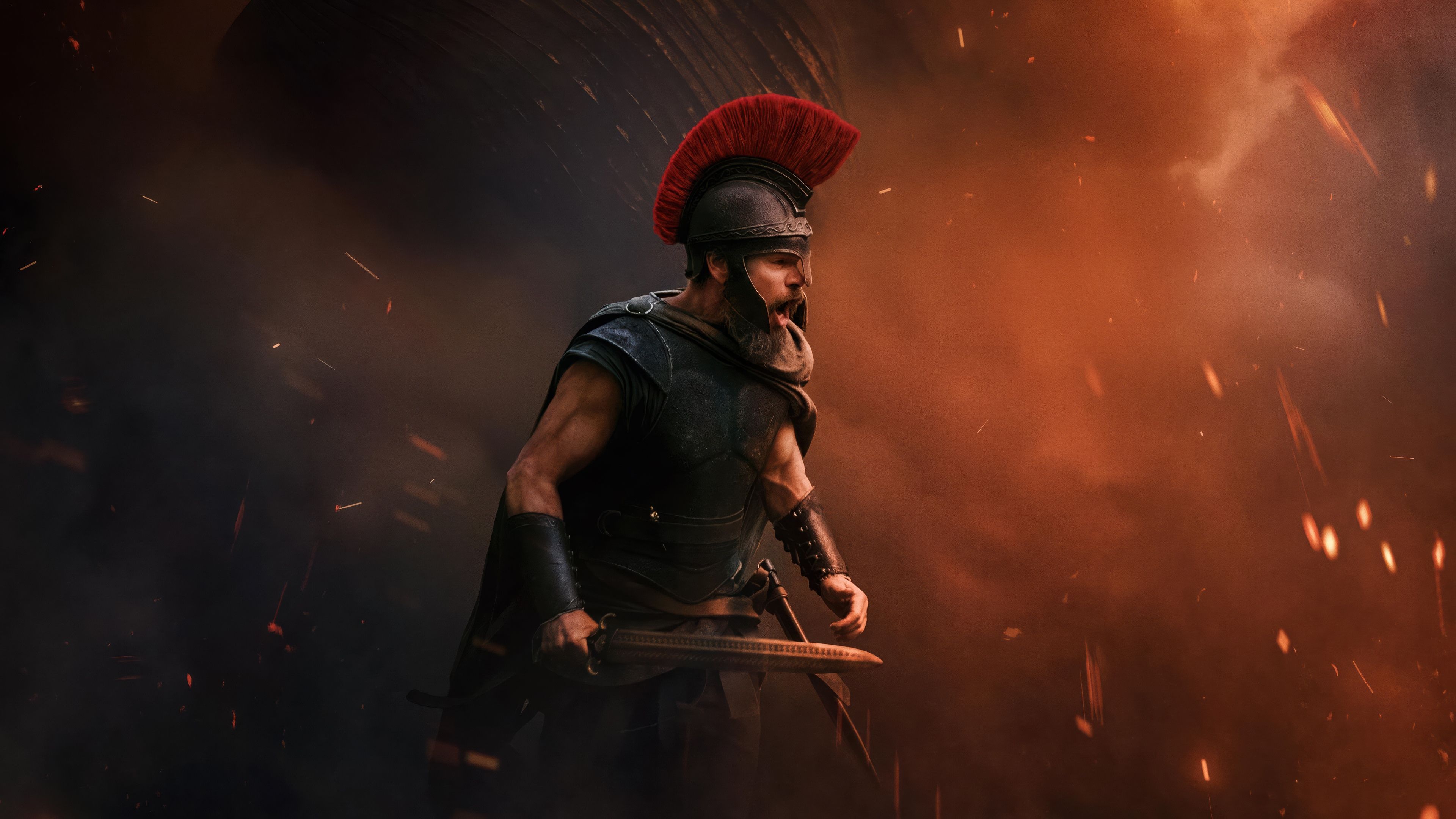 Odysseus Matt Damon ultra HD 4K wallpaper