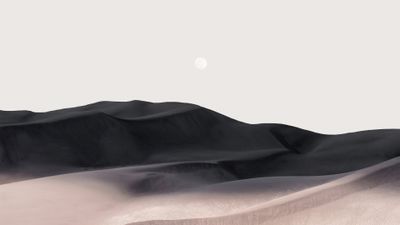 Sand Dunes Moon ultra HD 4K wallpaper
