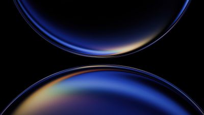 Iridescent Spheres ultra HD 4K wallpaper