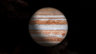 Jupiter Dark background ultra HD 4K wallpaper
