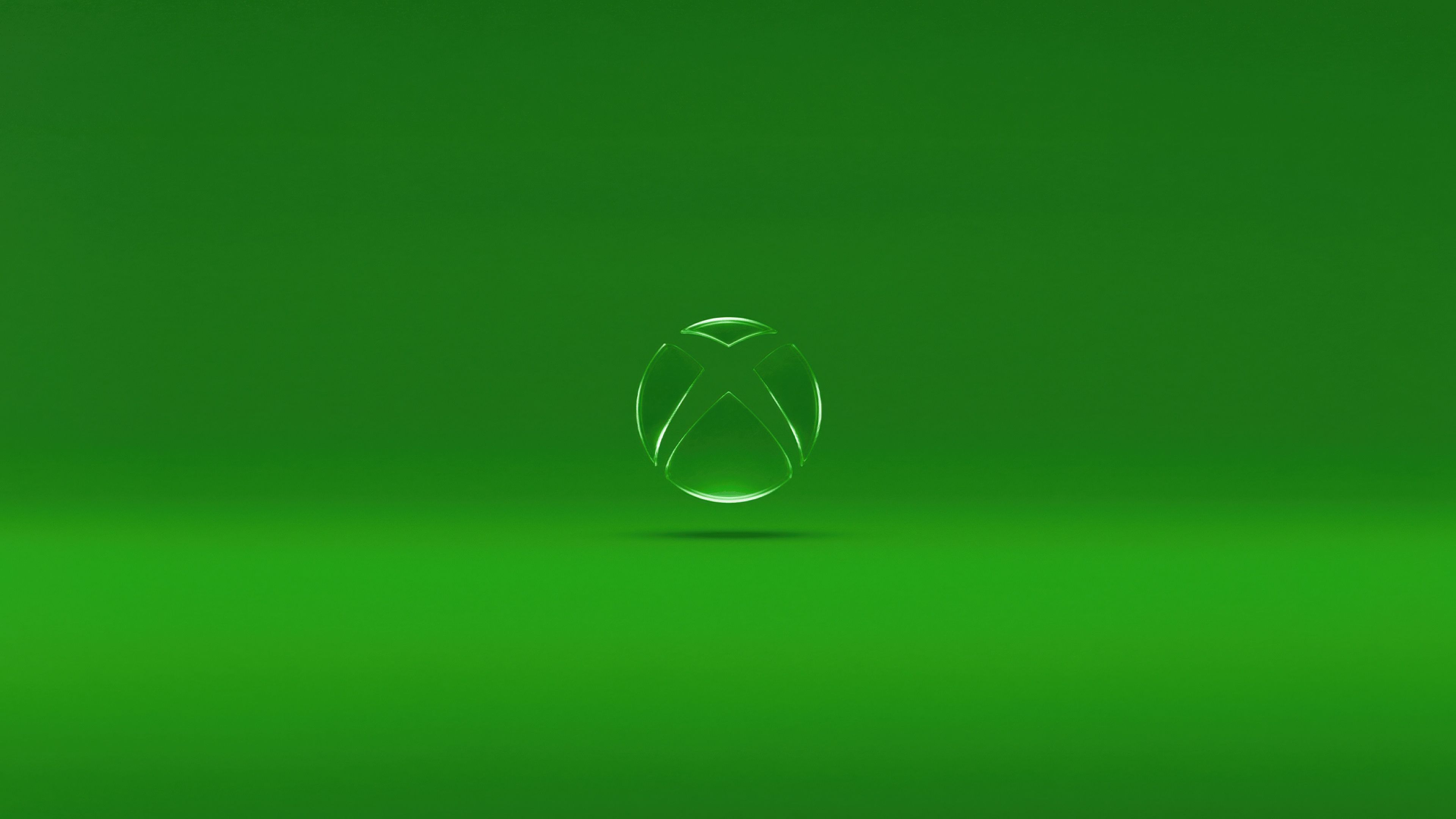 Xbox logo Glassy ultra HD 4K wallpaper