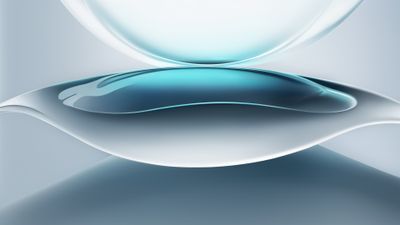 Light blue Abstract design ultra HD 4K wallpaper