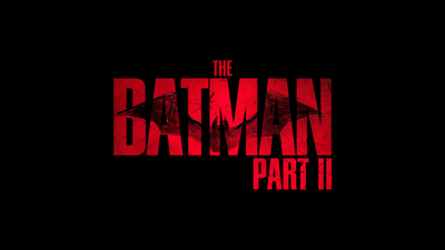 The Batman: Part II (2027) Logo ultra HD 4K wallpaper