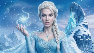 Millie Bobby Brown Elsa ultra HD 4K wallpaper