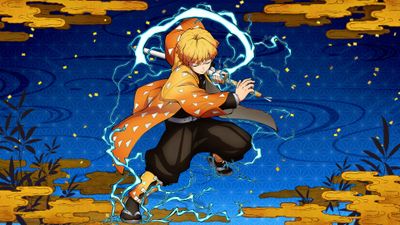 Zenitsu Agatsuma Iconic ultra HD 4K wallpaper