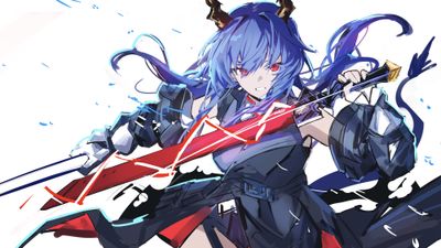 Ch'en the Dawnstreak Arknights ultra HD 4K wallpaper