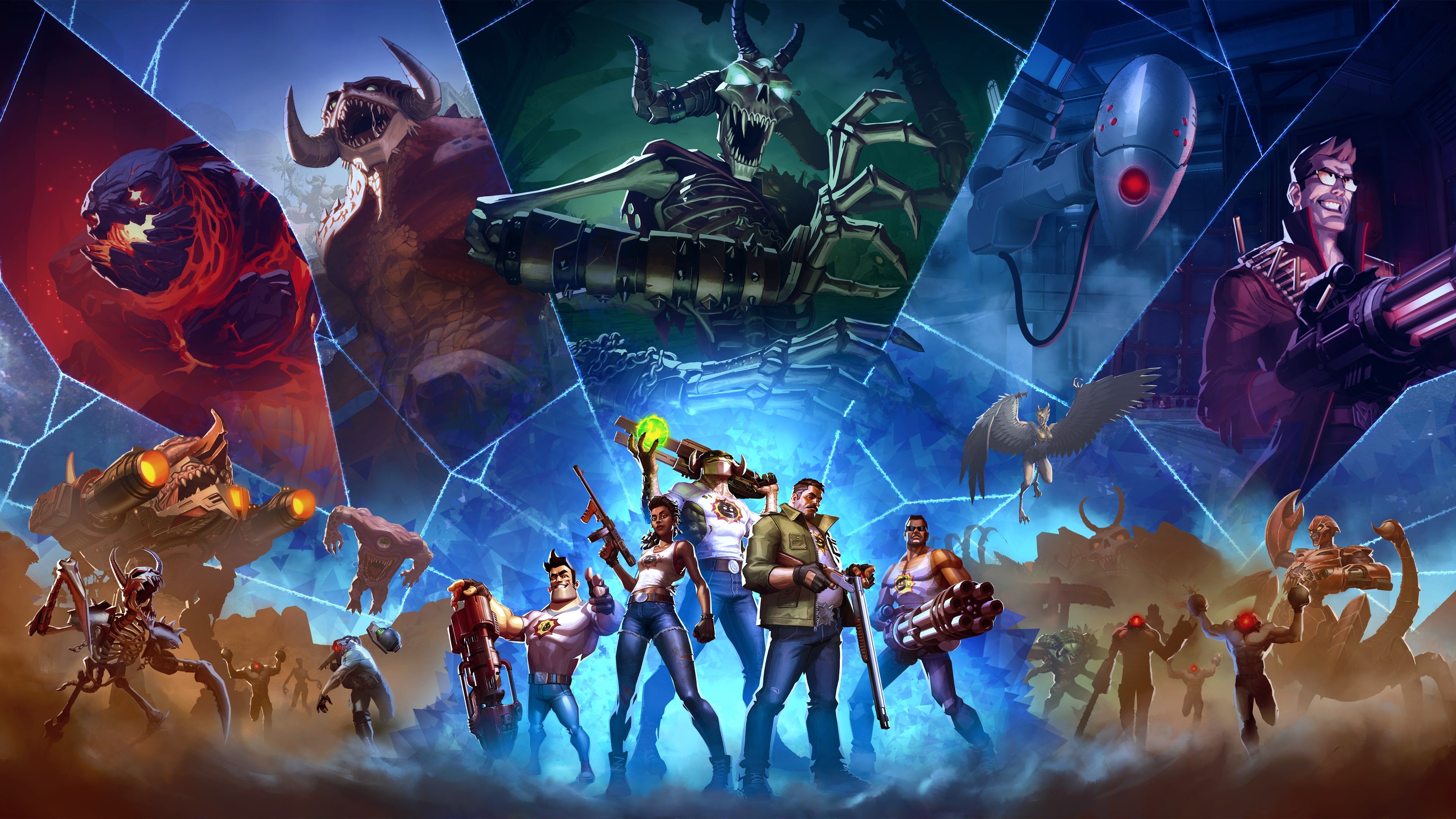 Serious Sam: Shatterverse Key Art ultra HD 4K wallpaper