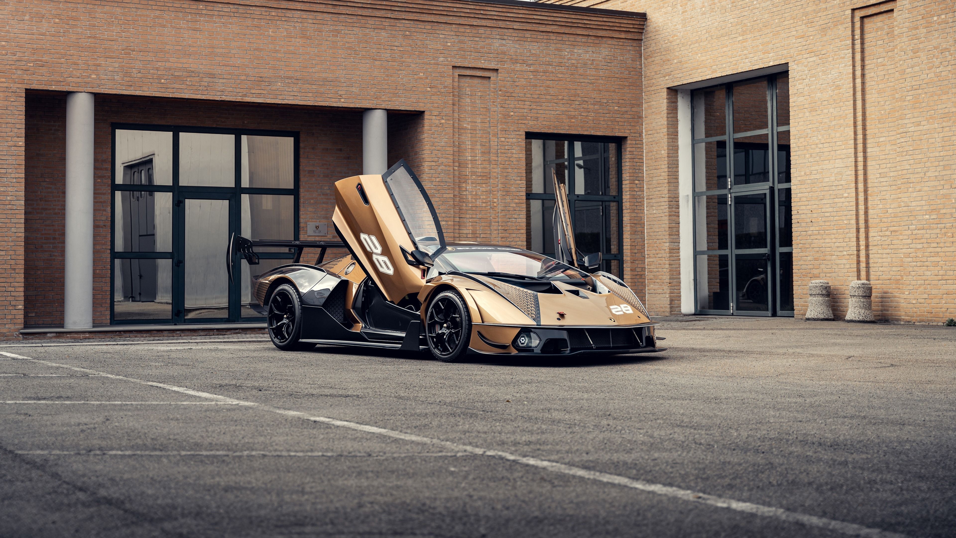 Lamborghini Essenza SCV12 Hypercar ultra HD 4K wallpaper