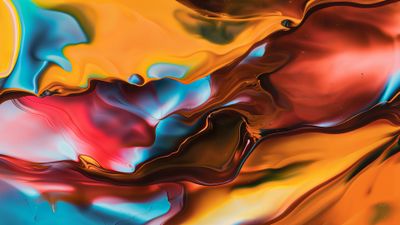 Colorful abstract Fluid art ultra HD 4K wallpaper