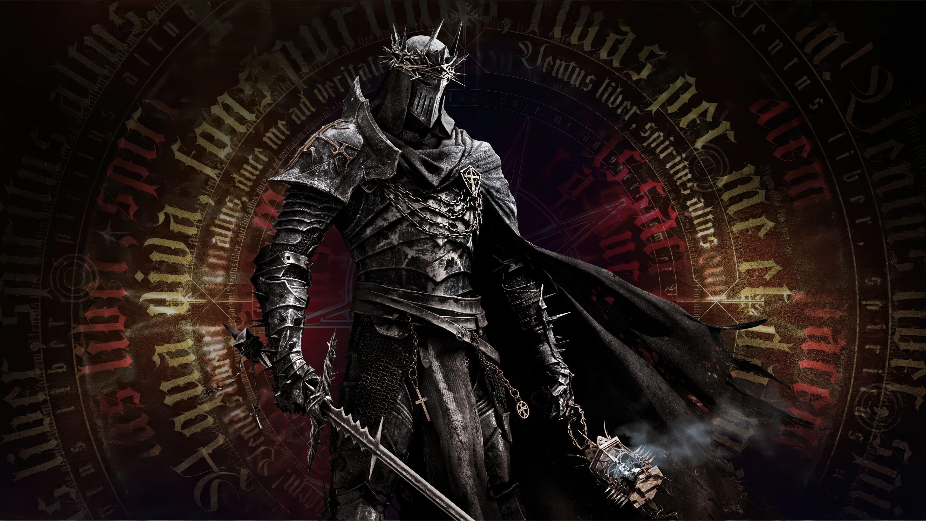 Dark Crusader Lords of the Fallen II ultra HD 4K wallpaper