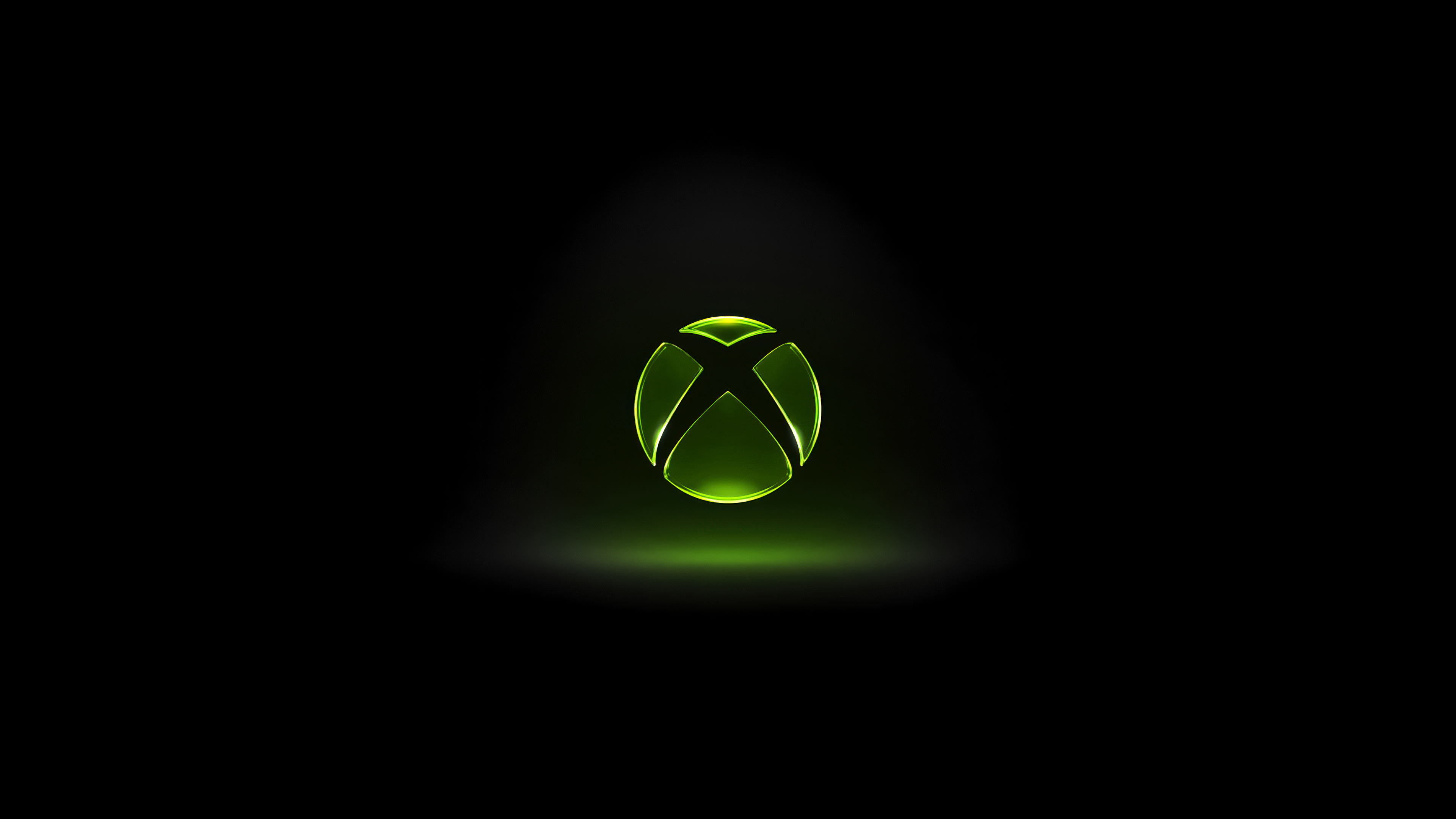 Xbox logo Black background ultra HD 4K wallpaper
