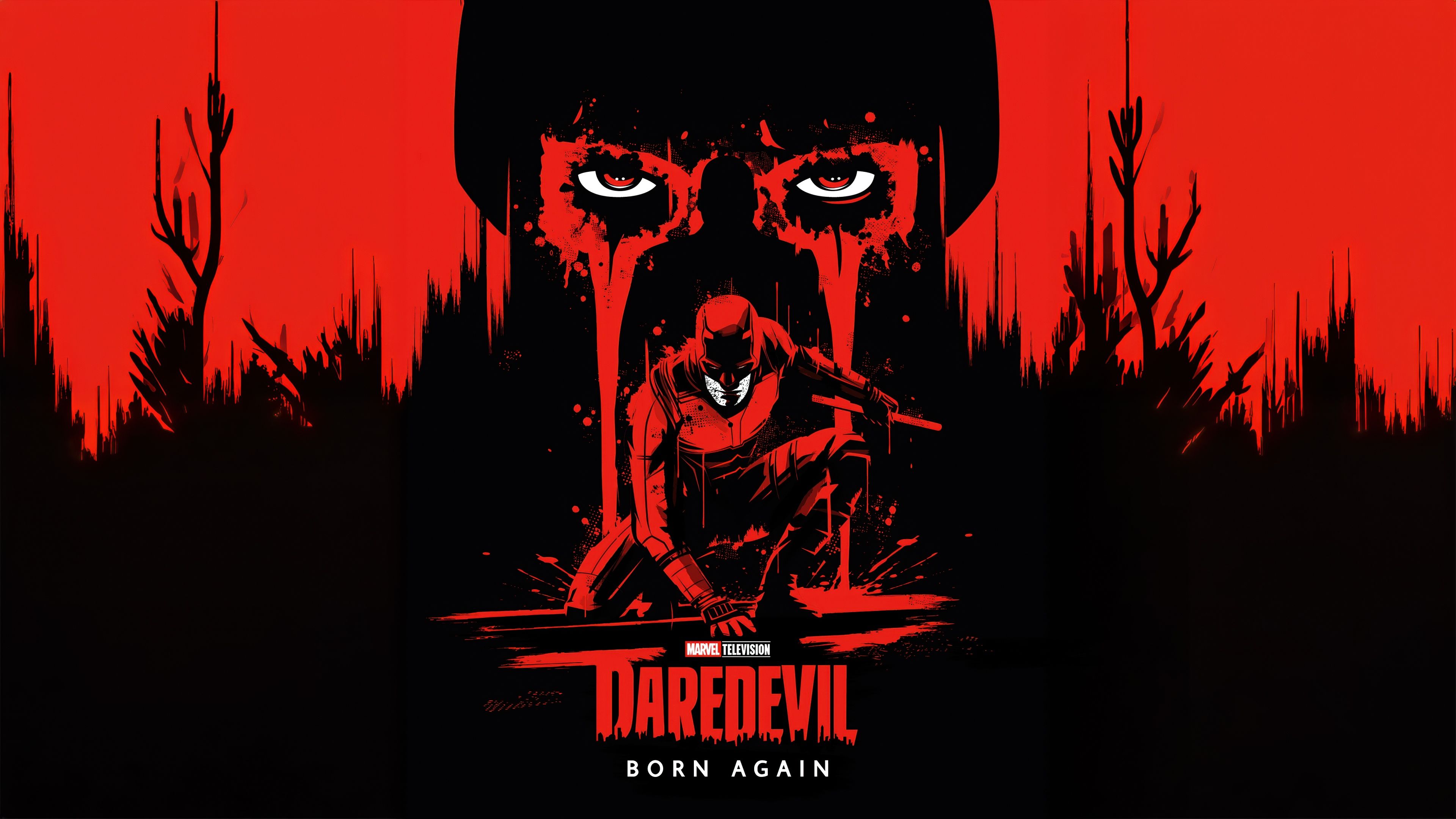 Daredevil: Born Again Artwork ultra HD 4K wallpaper