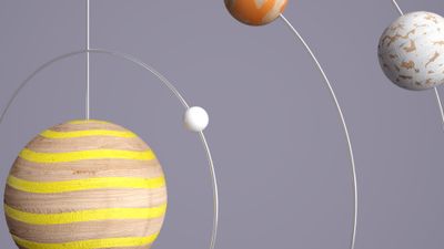 Minimalist Solar system ultra HD 4K wallpaper