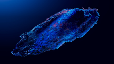 Blue abstract Organic ultra HD 4K wallpaper