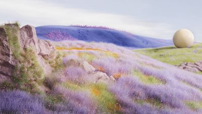 Dreamy Lavender fields ultra HD 4K wallpaper