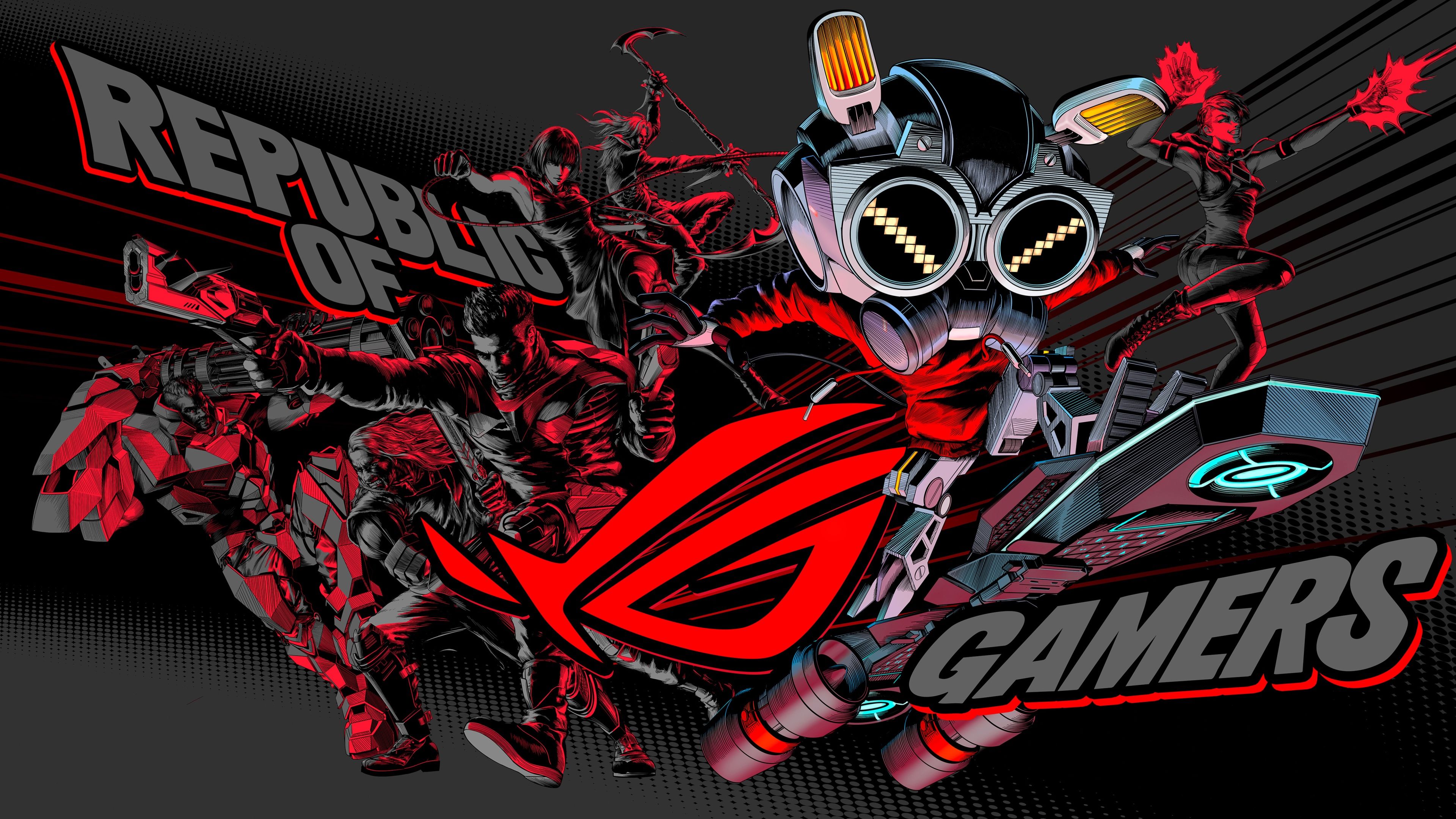 ASUS ROG Republic of Gamers ultra HD 4K wallpaper