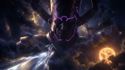 Galactus Silver Surfer ultra HD 4K wallpaper