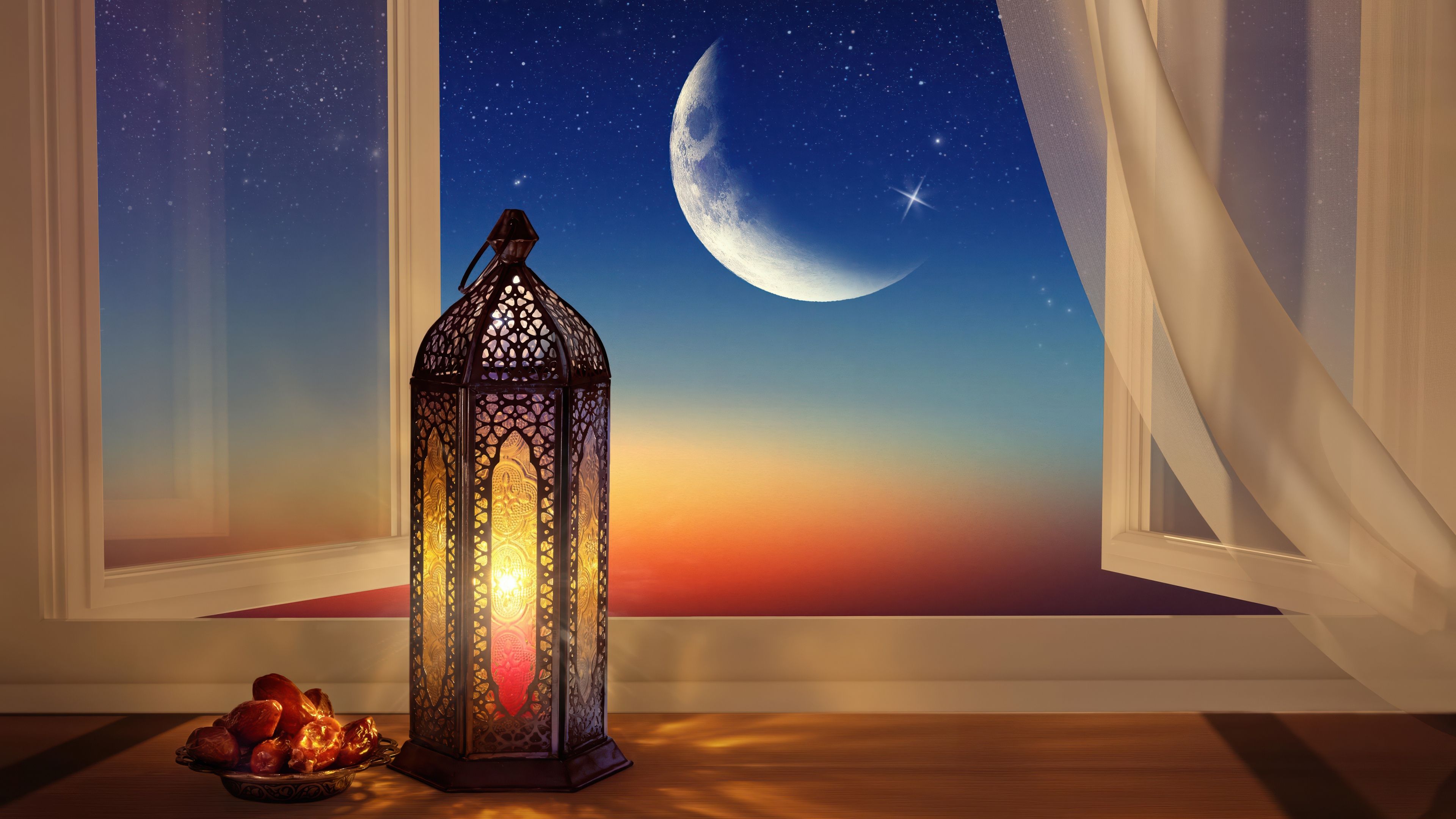 Ramadan Lantern ultra HD 4K wallpaper