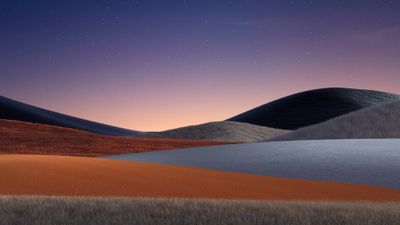 Rolling hills Twilight ultra HD 4K wallpaper